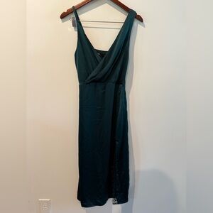 Zara Emerald Green Sleeveless Dress XS